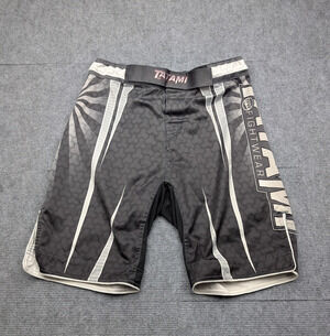 Tatami Fightwear Shorts Mens 34 MMA Grappling Training No Gi Martial Arts Gray
